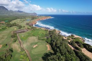 Poipu Bay 17th Reverse Aerial